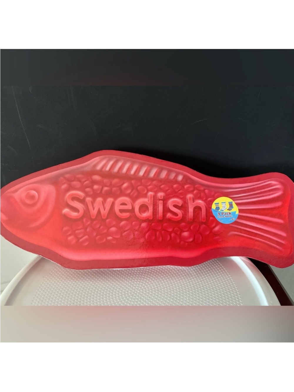 🆕ODD SOX Swedish Fish 3Pk Crew Socks